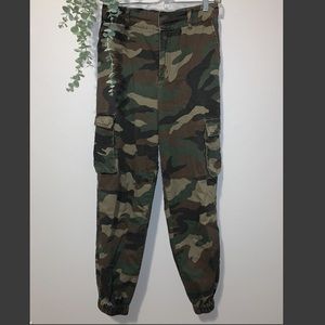 Camouflage Cargo Joggers